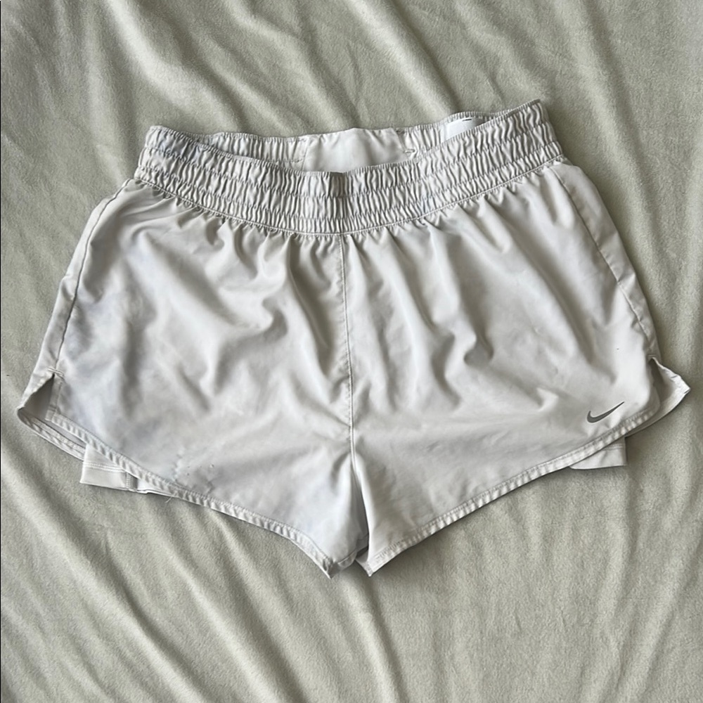 Nike Women's White Athletic Shorts